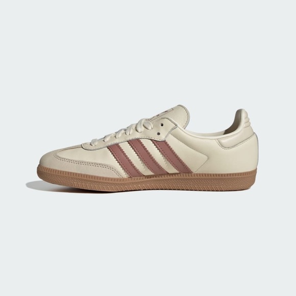 adidas SAMBA OG W SHOES Sz 8 Cream White / Wonder White / Warm Clay - Picture 4 of 13